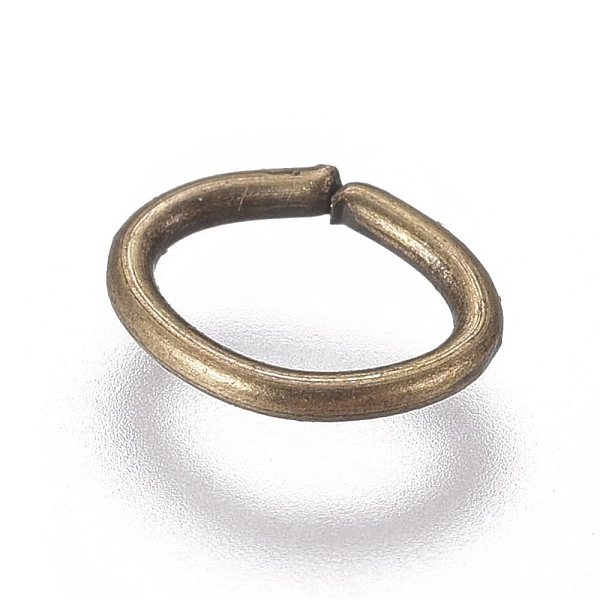 

PandaHall Iron Jump Rings, Oval, Open Jump Rings, Antique Bronze, 6.5x4.5x0.7mm, Inner Diameter: 3x4mm, 300pcs/bag Iron Oval