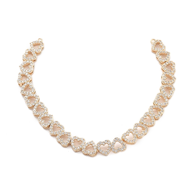 Brass Micro Pave Cl… - image