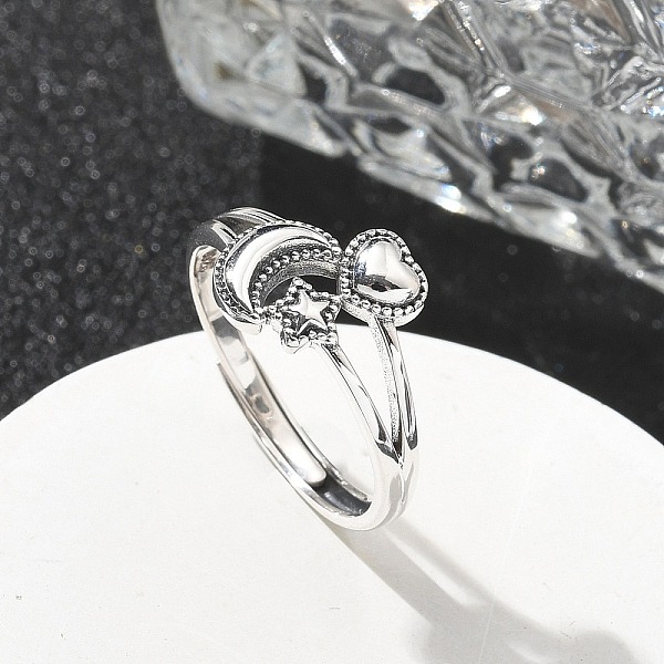 Verstellbare Ringe Aus Sterlingsilber Für Damen