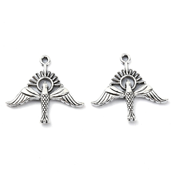 

PandaHall Tibetan Style Alloy Pendant, Lead Free & Cadmium Free, Bird, Antique Silver, 25x26.5x3mm, Hole: 1.6mm, 579pcs/1000g Alloy Bird
