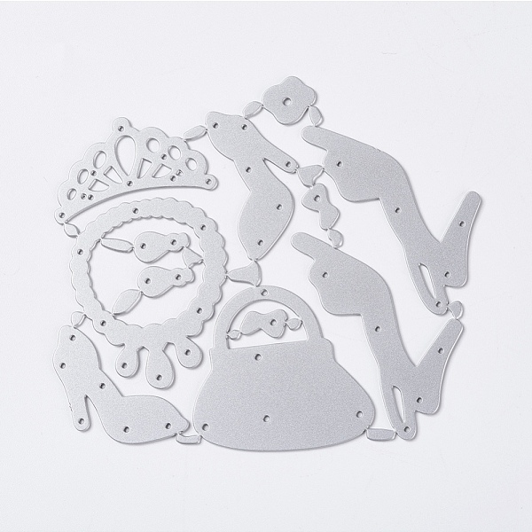

PandaHall Carbon Steel Cutting Dies Stencils, for DIY Scrapbooking/Photo Album, Decorative Embossing DIY Paper Card, High-Heeled Shoes & Bag...