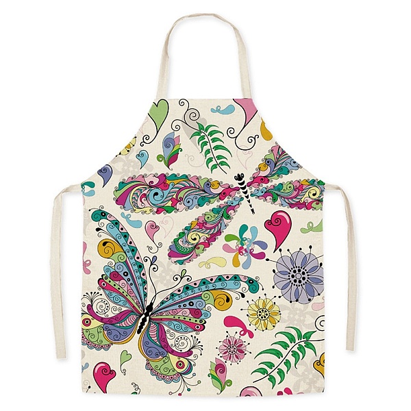 

PandaHall Easter Theme Flax Sleeveless Apron, with Double Shoulder Belt, Colorful, 700x600mm Cloth