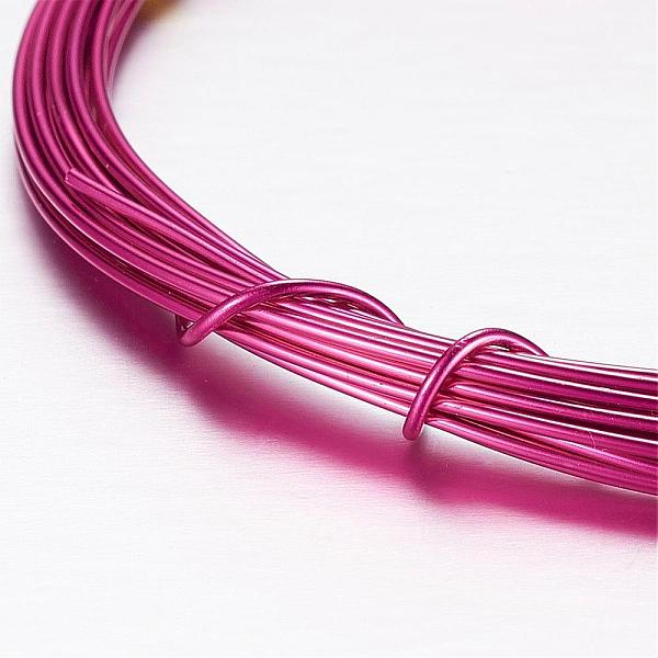 

PandaHall Round Aluminum Craft Wire, for Beading Jewelry Craft Making, Camellia, 20 Gauge, 0.8mm, 10m/roll(32.8 Feet/roll) Aluminum Round..., Pink