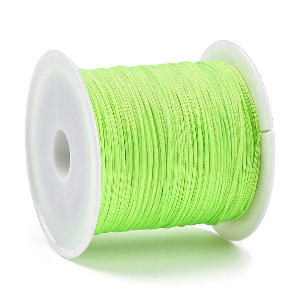 

PandaHall 40 Yards Nylon Chinese Knot Cord, Nylon Jewelry Cord for Jewelry Making, Lawn Green, 0.6mm Nylon