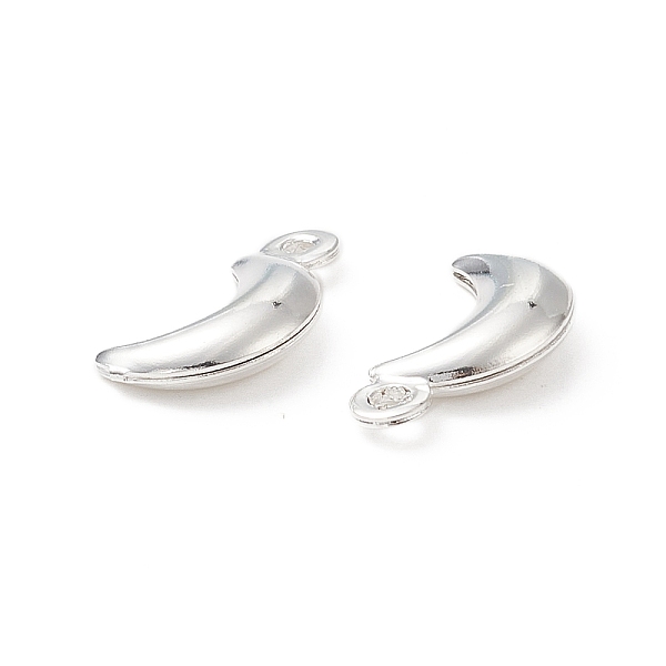 

PandaHall 304 Stainless Steel Pendants, Moon, Silver, 16x8x3mm, Hole: 1.3mm 304 Stainless Steel Moon