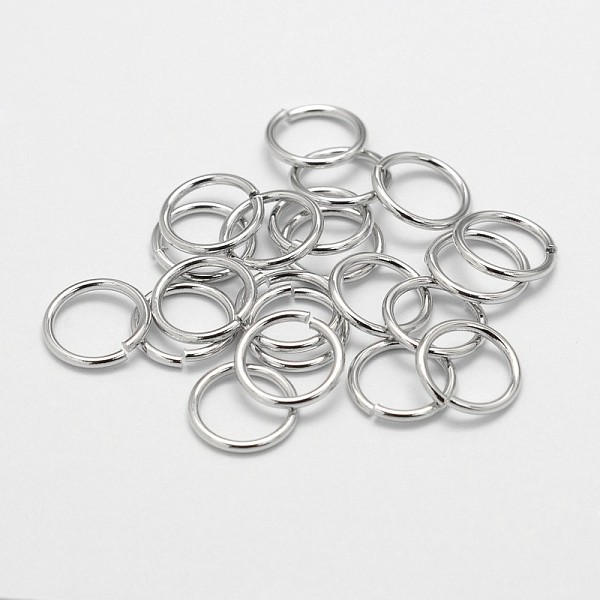 

PandaHall Brass Jump Rings, Open Jump Rings, with Smooth Joining Ends, Cadmium Free & Nickel Free & Lead Free, Platinum, 10x1mm, 18 Gauge...