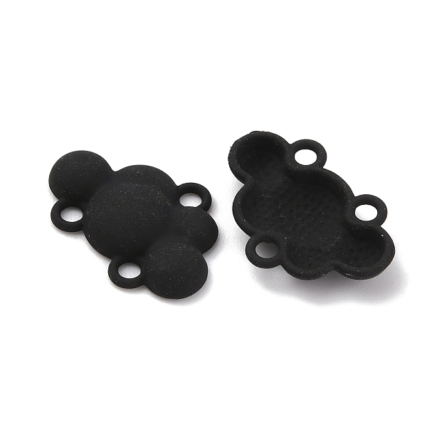 

PandaHall Spray Painting Zinc Alloy Chandelier Component Links, Cloud, Black, 13x19.5x3mm, Hole: 2mm Alloy Cloud Black