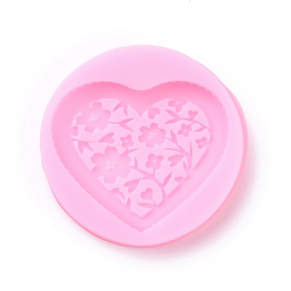 PandaHall Food Grade Silicone Molds, Fondant Molds, For DIY Cake Decoration, Chocolate, Candy, UV Resin & Epoxy Resin Jewelry Making, Heart...