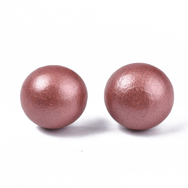 

PandaHall Pearlized Half Round Schima Wood Earrings for Girl Women, Stud Earrings with 316 Surgical Stainless Steel Pins, Sienna, 11x4.5mm..., Brown