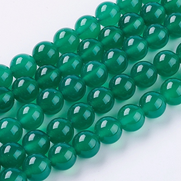 

PandaHall Natural Green Onyx Agate Beads Strands, Green Onyx, Dyed, Round, Green, 8mm, Hole: 1mm Green Onyx Agate Round Green