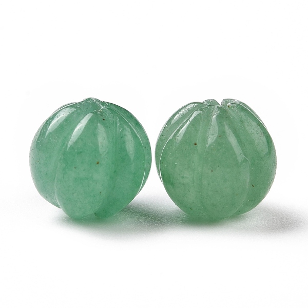 

PandaHall Natural Green Aventurine Beads, Autumn Theme, Pumpkin, 8~8.5x7.5~8mm, Hole: 1.2mm Green Aventurine Pumpkin