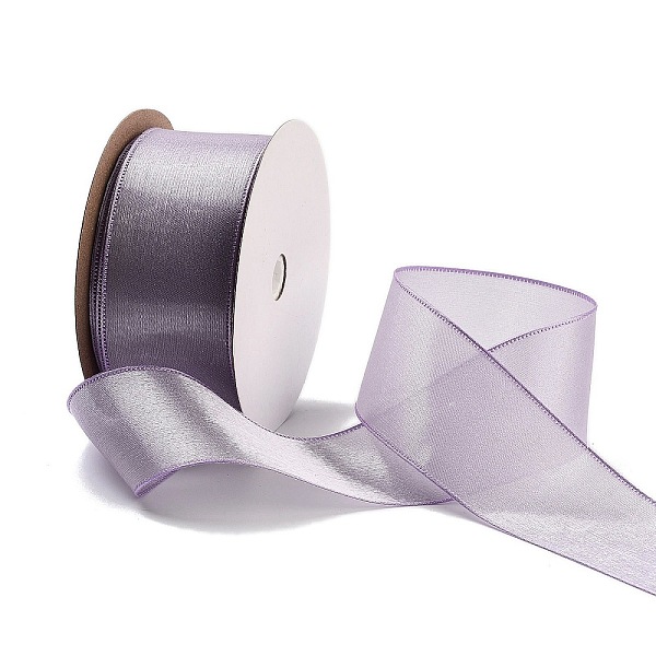 

PandaHall 20 Yards Polyester Ribbon, for Gift Wrapping, Lilac, 1-1/2 inch(38mm), about 20.00 Yards(18.29m)/Roll Polyester None Purple