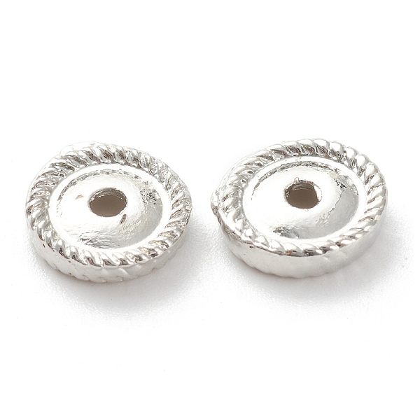 

PandaHall Rack Plating Alloy Spacer Beads, Lead Free & Cadmium Free, Long-Lasting Plated, Flat Round, Platinum, 8x2mm, Hole: 1mm Alloy Flat...