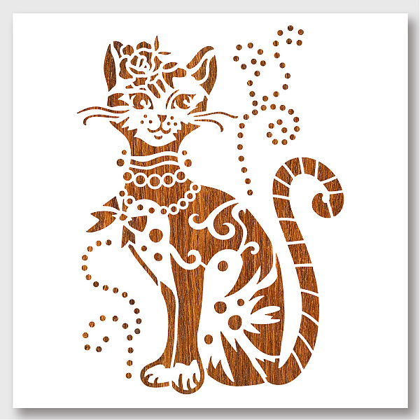 PET Hollow Out Drawing Painting Stencils
