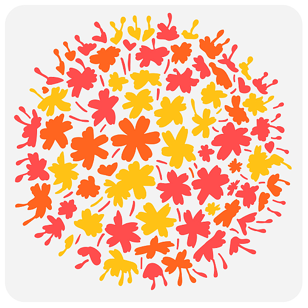 

PandaHall FINGERINSPIRE Scallion Flower Stencil 11.8x11.8 inch Floral Stencils Template Plastic Allium Grande Pattern Stencil Large Reusable...