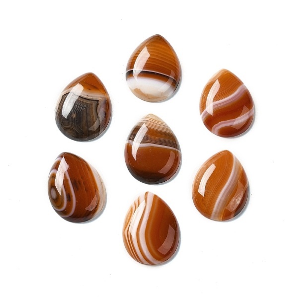 

PandaHall Dyed & Heated Natural Red Agate Cabochons, Teardrop, 32x24x7mm Red Agate Teardrop