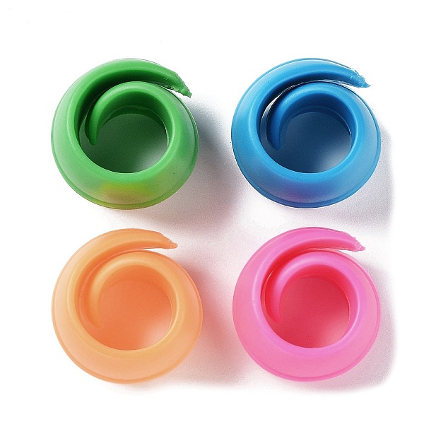 

PandaHall Silicone Thread Spool Huggers, Thread Spool Savers, Bobbin Clips, for Sewing Tools, Prevent Thread Tails from Unwinding, Mixed..., Multicolor