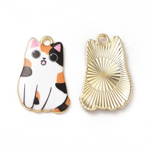 

PandaHall Alloy Enamel Pendants, Cadmium Free & Nickel Free & Lead Free, Golden, Cat Charms, Colorful, 25x16x3mm, Hole: 1.8mm Alloy+Enamel...