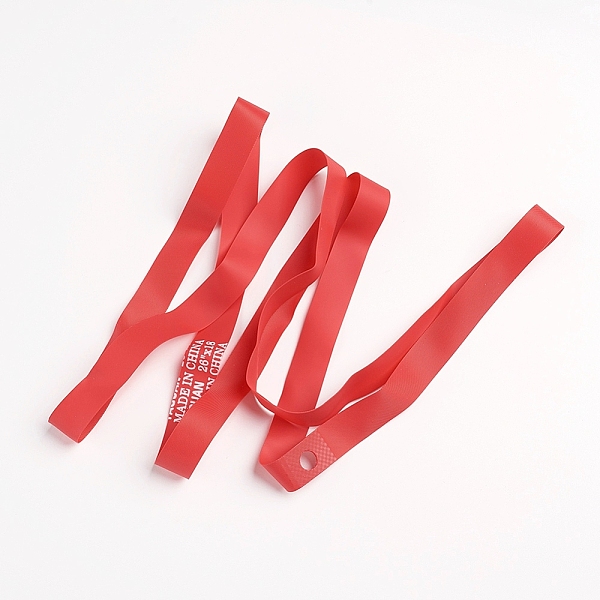 

PandaHall PVC Bicycle Tire Rim Protect Tapes, Rim Strip Rim Tape, Red, Fits 26 inch Riding Wheels, 1130x18x0.5mm, Hole: 9mm Plastic Red
