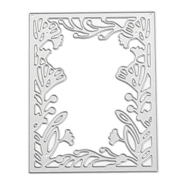 

PandaHall Frame Carbon Steel Cutting Dies Stencils, for DIY Scrapbooking/Photo Album, Decorative Embossing DIY Paper Card, Floral, Matte...
