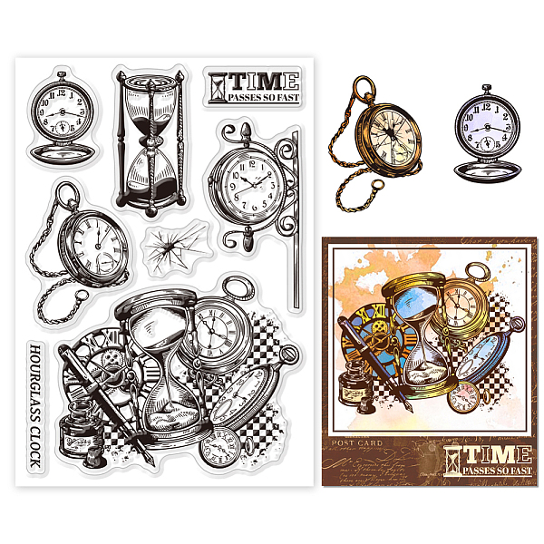 

PandaHall Custom PVC Plastic Clear Stamps, for DIY Scrapbooking, Photo Album Decorative, Cards Making, Clock, 160x110x3mm Plastic Clock...