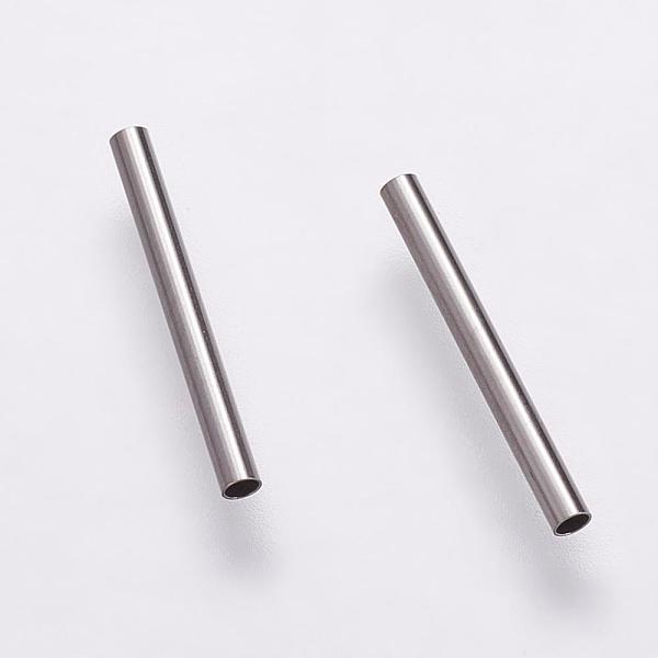 

PandaHall 304 Stainless Steel Tube Beads, Stainless Steel Color, 15x1.5mm, Hole: 1mm 304 Stainless Steel Tube