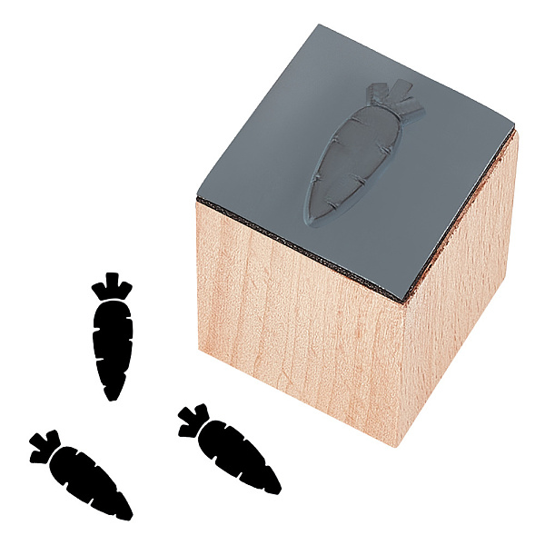

PandaHall OLYCRAFT Carrot Wooden Rubber Stamp 1 Inch Vegetable Theme Rubber Stamp Small Carrot Stamp Square Wooden Stamp Rubber Stamp for...
