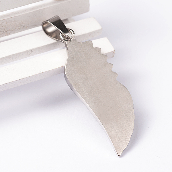 

PandaHall 304 Stainless Steel Big Pendants, Wing, Antique Silver, 58x20.5x4mm, Hole: 12x7mm 304 Stainless Steel Wing