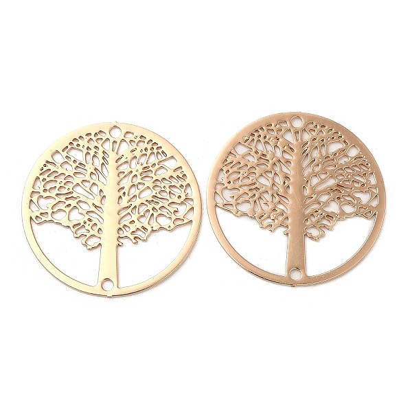

PandaHall Rack Plating Brass Connector Charms, Etched Metal Embellishments, Long-Lasting Plated, Tree of Life Links, Light Gold, 20x0.3mm...