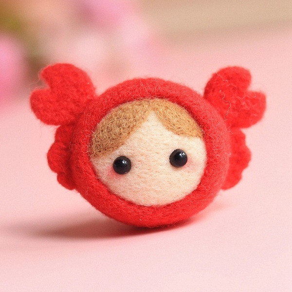 

PandaHall DIY Constellation Doll Keychain Needle Felting Kit, Constellation, including Iron Needles, Foam Chassis & Wool, Iron Eye Pins..., Multicolor