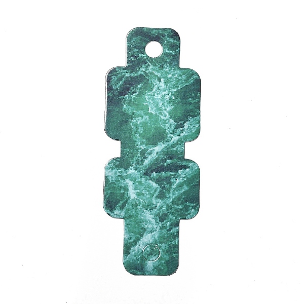 

PandaHall Folding Paper Jewelry Display Cards, for Necklaces Bracelets Storage, Rectangle with Word Fashion Jewelry, Dark Cyan...