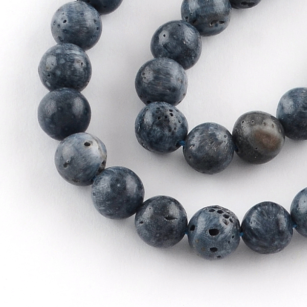 

PandaHall Round Synthetic Coral Gemstone Beads Strands, Dyed, 10mm, Hole: 1mm, about 39pcs/strand, 15.7 inch Synthetic Coral Round