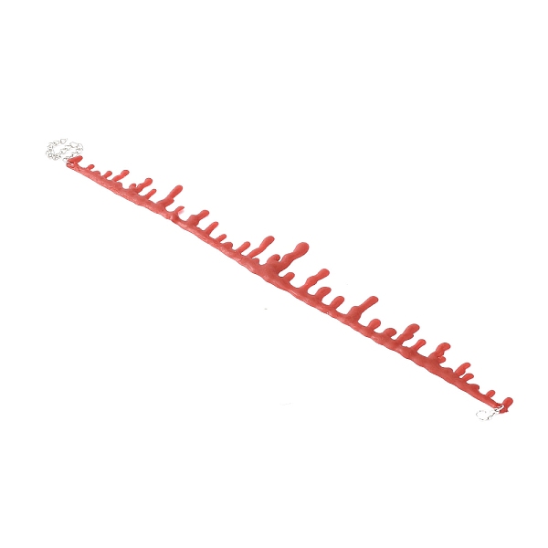

PandaHall Plastic Blood Choker Necklace for Women, Dark Red, 11.81 inch(30cm) Plastic