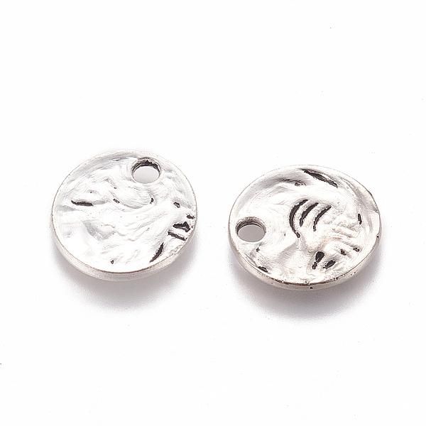 

PandaHall Alloy Pendants, Cadmium Free & Lead Free, Flat Round, Antique Silver, 13x1mm, Hole: 2mm Alloy Flat Round