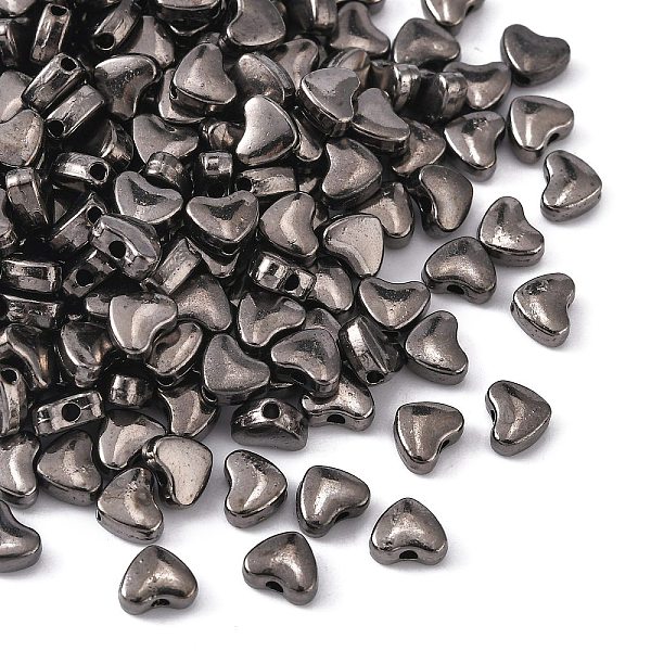 

PandaHall Alloy Beads, Cadmium Free & Nickel Free & Lead Free, Heart, Gunmetal, 6x5x3mm, Hole: 1mm Alloy Heart