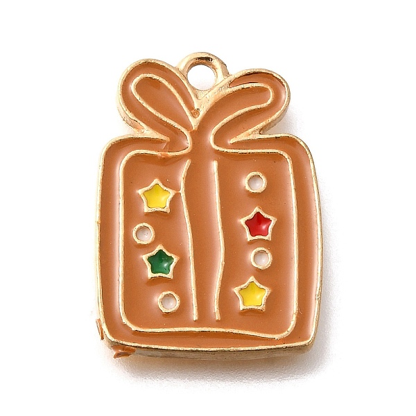 Christmas Theme Alloy Enamel Pendants