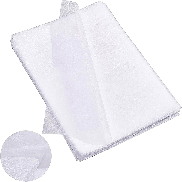 

PandaHall BENECREAT 60 Sheets Custom PA Hot Melt Adhesive Interfacing, Fusible Interlining, Clothing Accessories, WhiteSmoke, 216x305x0.1mm..., White