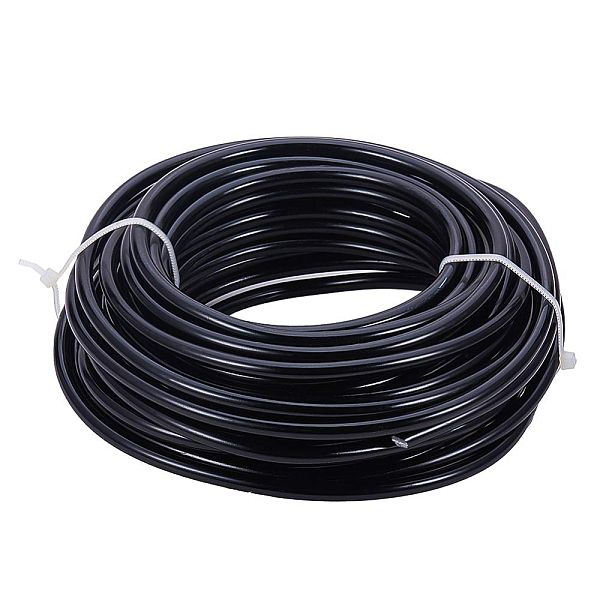 

PandaHall Round Aluminum Wire, Black, 4 Gauge, 5mm, 500g/bundle Aluminum Round Black