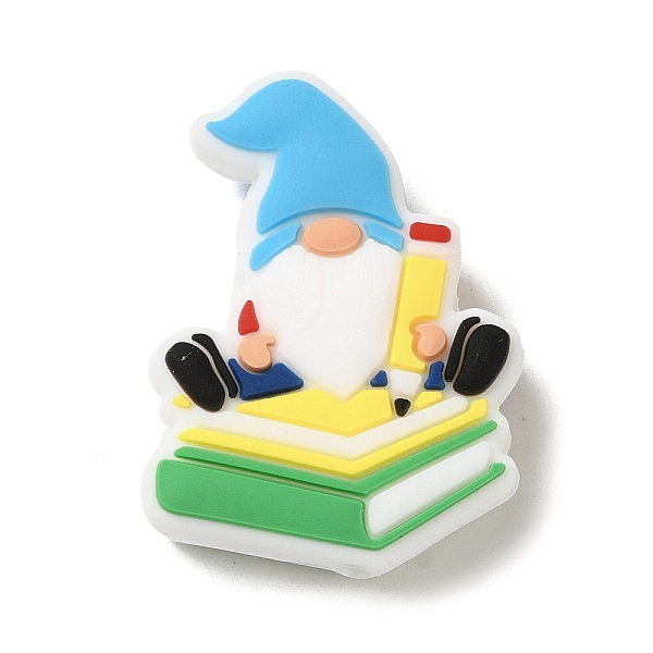 

PandaHall Gnome Food Grade Eco-Friendly Silicone Focal Beads, Silicone Teething Beads, Deep Sky Blue, 30x21x8.5mm, Hole: 2.5mm Silicone...