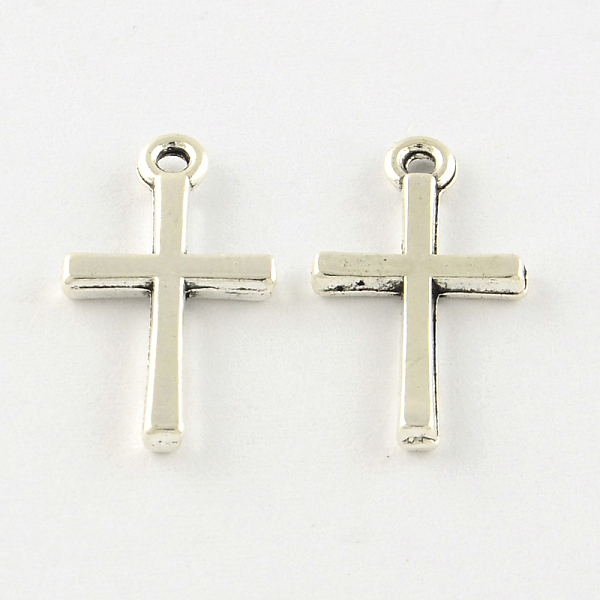 

PandaHall Cross Tibetan Style Alloy Pendants, Cadmium Free & Lead Free, Antique Silver, 18.5x10x2mm, Hole: 1mm, about 2375pcs/1000g Alloy...