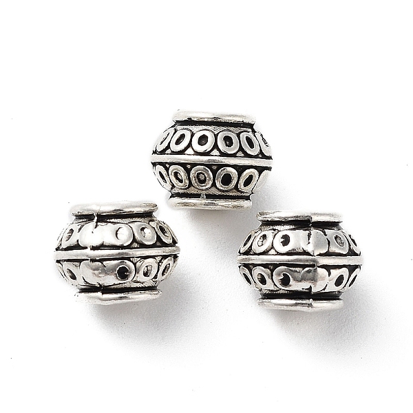 

PandaHall Tibetan Style Alloy Beads, Cadmium Free & Lead Free, Antique Silver, 8.5x6.5mm, Hole: 3.5mm, about 917pcs/1000g Alloy Others