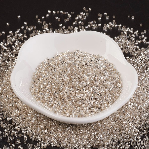 

PandaHall MGB Matsuno Glass Beads, Japanese Seed Beads, Silver Lined Round Hole Glass Seed Beads, Two Cut, Hexagon, Creamy White, 15/0...