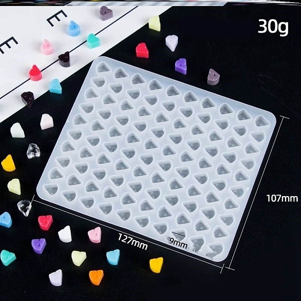 

PandaHall Food Grade Silicone Molds, for Sealing Wax Particles, Fan, 127x107mm Silicone Fan White
