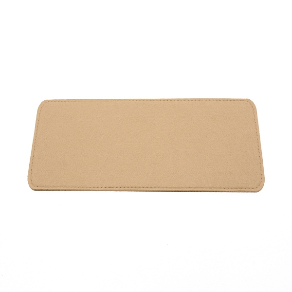

PandaHall Rectangle Felt Bag Bottom, for Knitting Bag, Women Bags Handmade DIY Accessories, Tan, 13.1x30.5x0.6cm Cloth Orange