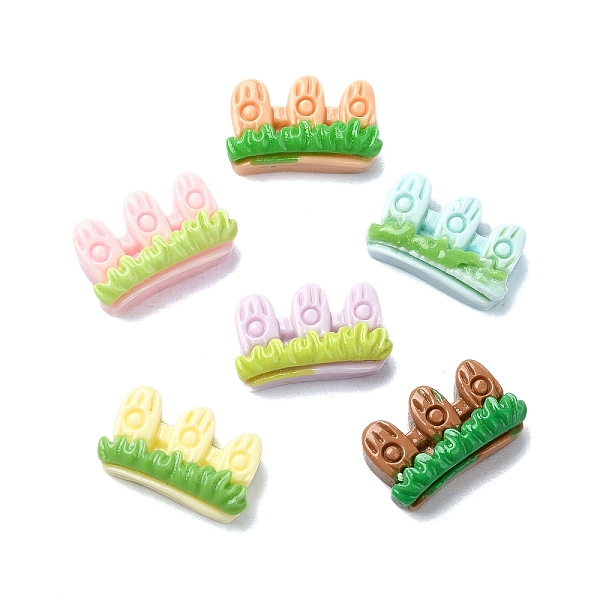 

PandaHall Macaron Color Opaque Resin Decoden Cabochons, Mixed Color, Fence, 8x12.5x4mm Resin Others Multicolor