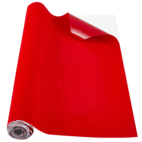 Chemin de table autocollant en tissu floqué de 3 m