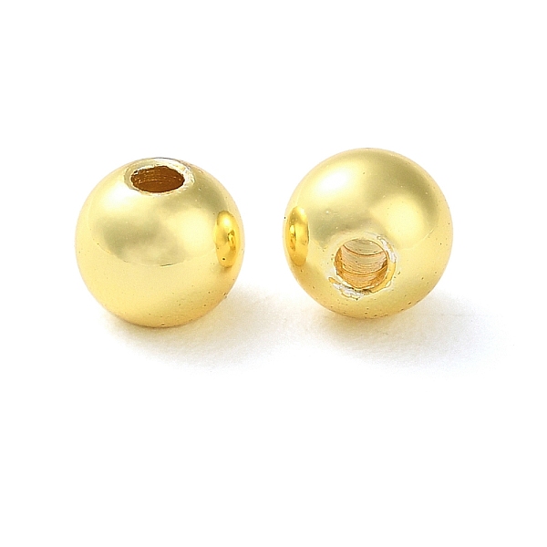 

PandaHall Rack Plating Brass Spacer Beads, Long-Lasting Plated, Lead Free & Cadmium Free, Round, Real 18K Gold Plated, 5x4mm, Hole: 1.5mm...