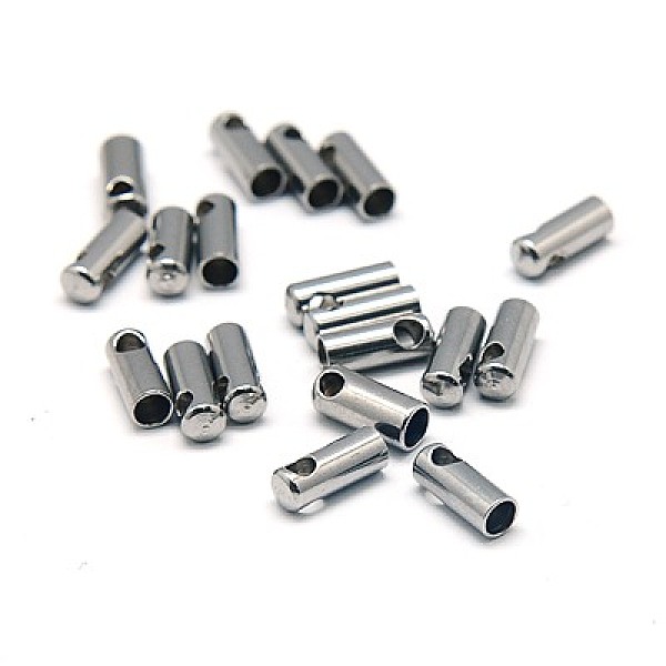 

PandaHall 304 Stainless Steel Cord Ends, Tube, Stainless Steel Color, 7.5x3mm, Inner Diameter: 2.2mm 304 Stainless Steel