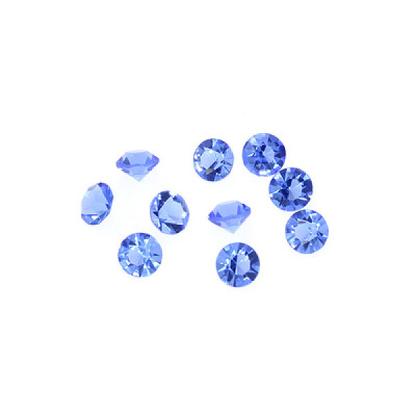 

PandaHall Glass Rhinestone Cabochons, DIY Accessories for Jewelry Pendant Making, Birthstone Color Style Rhinestone, Diamond Shape..., Cyan