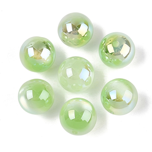 Perlas de resina opaca con recubrimiento UV luminoso